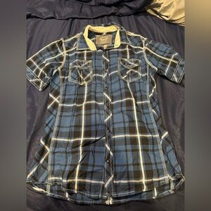 Checkered Blue Shirt